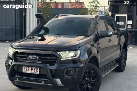 Black 2020 Ford Ranger Double Cab Pick Up Wildtrak 2.0 (4X4)