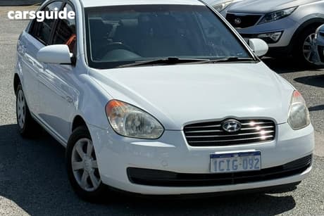White 2006 Hyundai Accent Sedan 1.6 MC