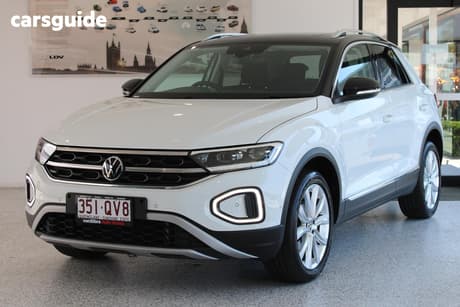 White 2023 Volkswagen T-ROC Wagon 110Tsi Style (Restricted Feat)