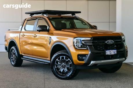 Yellow 2025 Ford Ranger Double Cab Pick Up Wildtrak 3.0 (4X4)