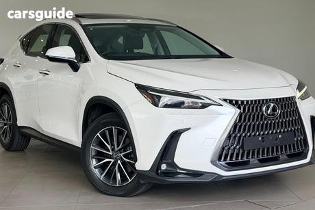 White 2023 Lexus NX350H Wagon Luxury Hybrid Awd