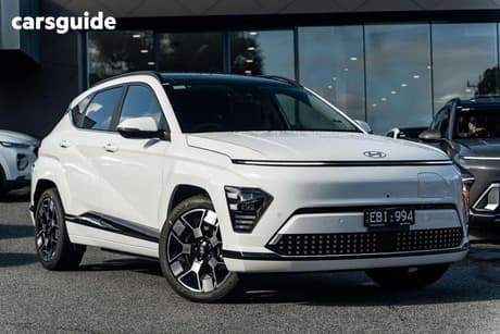 White 2026 Hyundai Kona Wagon Electric Premium N Line