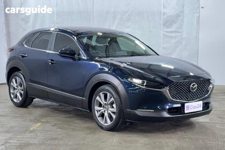 Blue 2021 Mazda CX-30 Wagon G20 Evolve (Fwd)