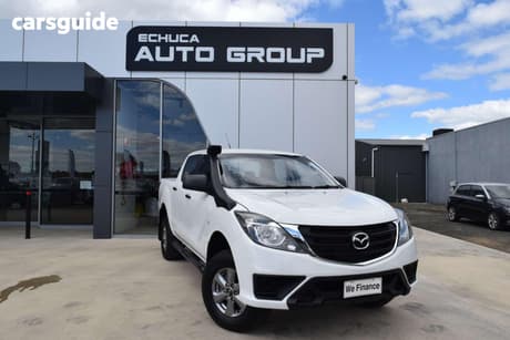 White 2019 Mazda BT-50 Dual Cab Utility Xt (4X4) (5Yr)