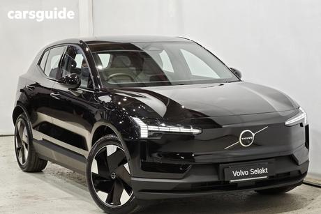 Black 2024 Volvo EX30 Wagon Single Motor Ext Range Ultra