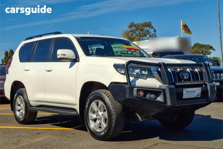 White 2021 Toyota Landcruiser Prado Wagon Gxl