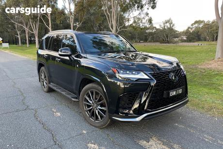 Black 2026 Lexus LX600 Wagon F Sport