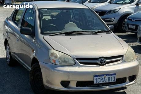 Beige 2003 Toyota Echo Sedan