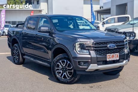 Grey 2026 Ford Ranger Double Cab Pick Up Sport 3.0 (4X4)