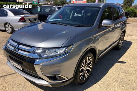 Grey 2017 Mitsubishi Outlander Wagon Ls Safety Pack (4X2)