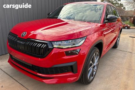 Red 2022 Skoda Kodiaq Wagon Sportline (4X4)