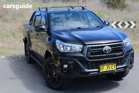 Black 2020 Toyota Hilux Double Cab Pick Up Rogue (4X4)