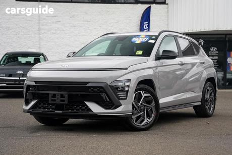 Grey 2026 Hyundai Kona Wagon Hybrid Elite N Line
