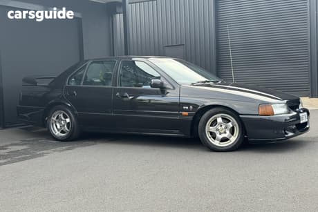 Black 1992 Ford Fairmont Sedan Ghia