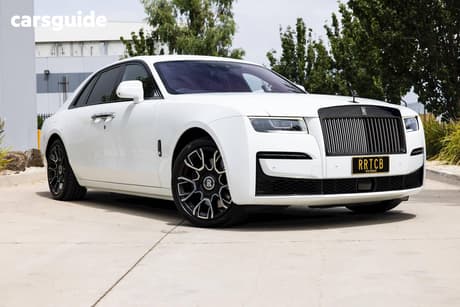 White 2022 Rolls-Royce Ghost Saloon Black Badge