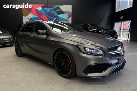 Grey 2018 Mercedes-Benz A45 Hatchback 4Matic