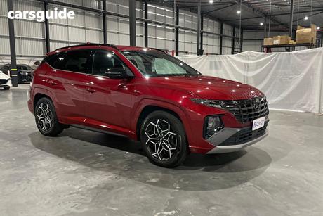 Red 2021 Hyundai Tucson Wagon Elite N Line (Awd)