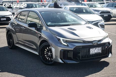 Silver 2025 Toyota GR Corolla Hatchback Gts