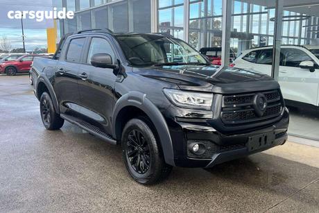 Black 2026 GWM Cannon Dual Cab Utility Vanta (4X4)