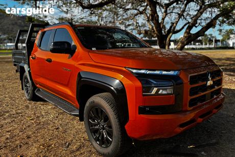 Orange 2025 Mitsubishi Triton Double Cab Chassis Gsr (4X4)