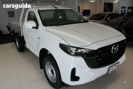 White 2026 Mazda BT-50 Freestyle Cab Chassis Xt (4X4)