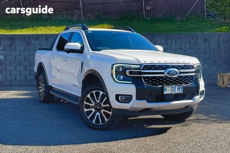 White 2025 Ford Ranger Double Cab Pick Up Platinum 3.0 (4X4)