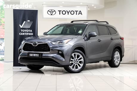 Grey 2025 Toyota Kluger Wagon Grande Hybrid Awd