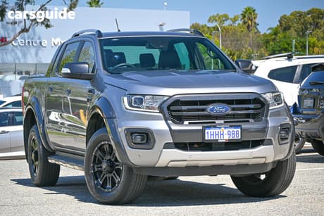 Silver 2021 Ford Ranger Double Cab Pick Up Wildtrak 2.0 (4X4)
