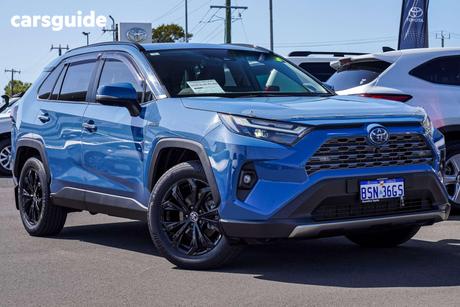 Blue 2023 Toyota RAV4 Wagon Cruiser (Awd) Hybrid