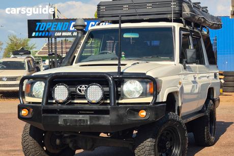 White 2009 Toyota Landcruiser Wagon Workmate (4X4)