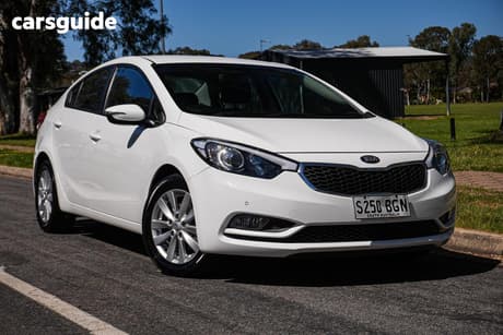 White 2015 Kia Cerato Sedan S Premium