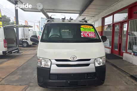 White 2014 Toyota HiAce Van Lwb
