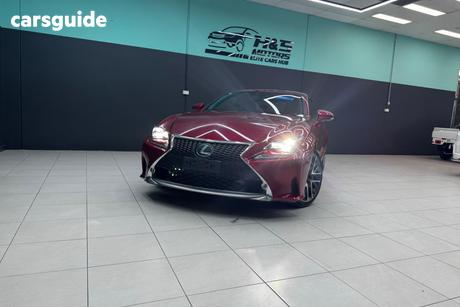 Red 2015 Lexus RC Coupe F SPORT PACKAGE