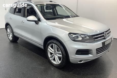 Grey 2014 Volkswagen Touareg Wagon V6 Tdi