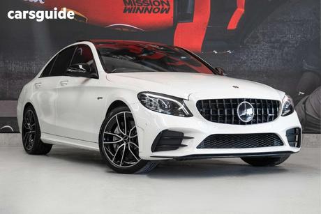 White 2018 Mercedes-Benz C43 Sedan 43