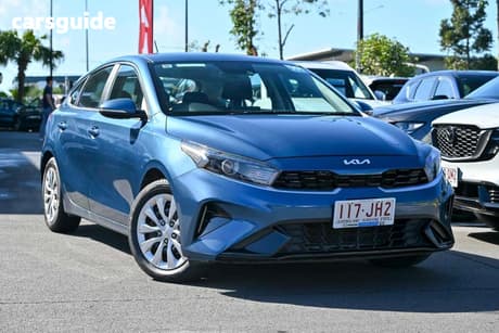 Blue 2023 Kia Cerato Hatchback S