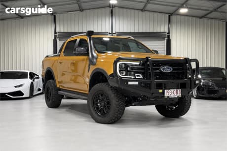 Yellow 2025 Ford Ranger Double Cab Pick Up Wildtrak 3.0 (4X4)