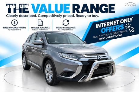 Grey 2021 Mitsubishi Outlander Wagon Es 7 Seat (Awd)