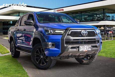Blue 2022 Toyota Hilux Double Cab Pick Up Rogue (4X4)
