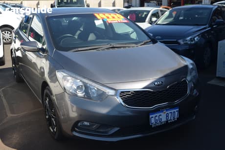 Grey 2014 Kia Cerato Sedan Si