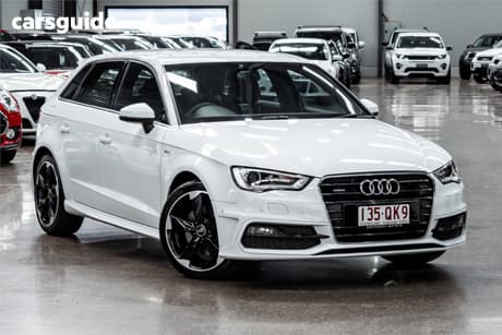 White 2015 Audi A3 Hatchback Sb 1.8 Tfsi Quattro Ambition