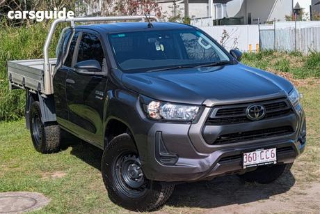 Grey 2021 Toyota Hilux X Cab Cab Chassis Sr (4X4)