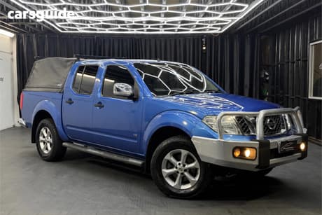 Blue 2013 Nissan Navara Dual Cab Utility St-X 550 (4X4)