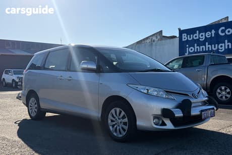 Silver 2019 Toyota Tarago Wagon Gli V6