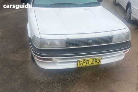 White 1993 Toyota Corolla Hatchback Csi Ltd