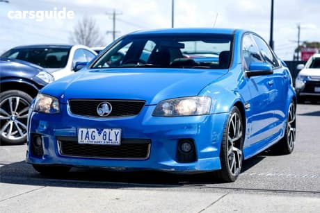 Blue 2012 Holden Commodore Sedan Sv6
