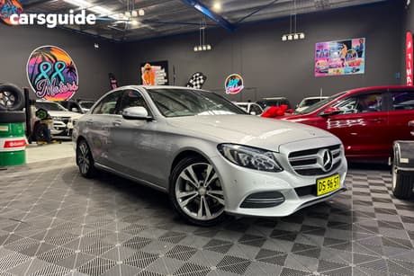 Silver 2015 Mercedes-Benz C200 Sedan