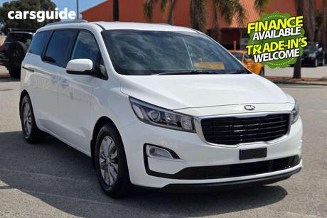 White 2020 Kia Carnival Wagon Si