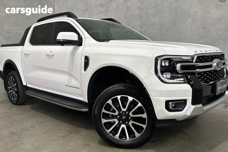 White 2023 Ford Ranger Double Cab Pick Up Platinum 3.0 (4X4)