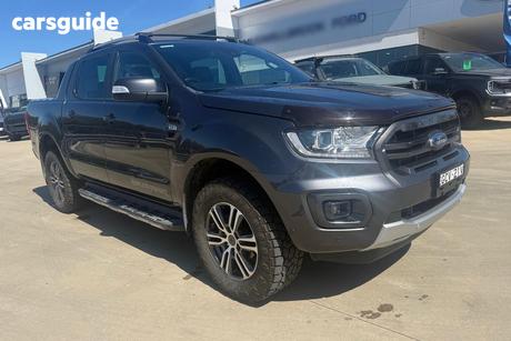 Grey 2020 Ford Ranger Double Cab Pick Up Wildtrak 3.2 (4X4)